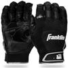 Franklin Sports Shok-Sorb X Batting Gloves - Black/Black - Adult X-Large