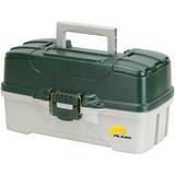 Plano Molding Co 620304 3 Tray Green & White Tackle Box