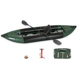 Sea Eagle 350FX Inflatable Explorer 1 Person 11â€™6â€� Fishing Kayak Fishing â€“ Fishing Touring Camping & Whitewater- Pro Solo Package