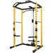 BalanceFrom PC-1 Series 1000lb Capacity Multi-Function Adjustable Power Cage Power Rack with Optional Lat Pull-down and Cable Crossover Power Cage with Lat Pull-down