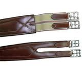 Exselle AEGR05248 48 in. Elite English Shaped Overlay Girth Brown