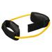 CanDo tubing exerciser with ankle cuffs yellow