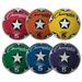 Champion Sports Colored Rubber Soccer Balls - Size 5 (Set of 6)