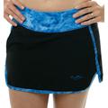 Aqua Design Skort for Women: Athletic UPF 50+ Womens Skorts Skirt with Pockets; Royal Ripple/Black size XL