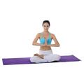 Sunny Health & Fitness Exercise Non-Slip Yoga Mat (Purple) - Thick Pilates Mat Home Fitness Easy Outdoor Portability NO. 031-P