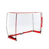 PowerNet 6x4 ft Portable Soccer Goal - Bow Style Net with Metal Base
