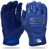 Franklin Sports CFX Pro Series Batting Gloves Chrome Royal Adult Large