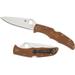 Spyderco Endura 4 Lightweight Brown FRN Flat Ground PlainEdge Folding Knife