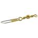 South Bend Snap Swivel Fishing Terminal Tackle Brass Size 10