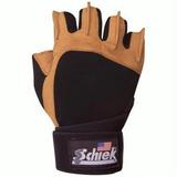 Schiek Sport 425-L Power Gel Lifting Glove with Wrist Wraps Large
