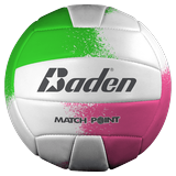 Baden Match Point Volleyball-Neon Pink/Green/White