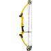 Genesis Original Archery Compound Bow Adjustable Size Left Handed Yellow