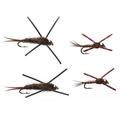 Cortland Fairplay Rubber Legs Nymph Fly Assortment Size 12 4 Pack 709461