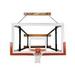 First Team FoldaMount82 Victory Steel-Glass Side Folding Wall Mounted Basketball System44; Brick Red