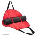 Crown Sporting Goods Yoga Mat Cargo Carrier with Adjustable Straps Red