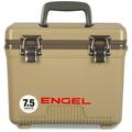 ENGEL 7.5 Qt Leak-Proof Compact Insulated Drybox Cooler - Tan