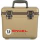 ENGEL 7.5 Qt Leak-Proof Compact Insulated Drybox Cooler - Tan