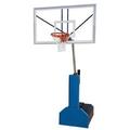 First Team Thunder Supreme Steel-Acrylic Portable Basketball System With Regulation Size Backboard44; Saddle Brown