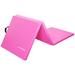 BalanceFrom 6 Ft. x 2 Ft. x 1.5 In. Three Fold Folding Exercise Mat with Carrying Handles for MMA Gymnastics and Home Gym Pink