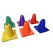 Cannon Sports Assorted Colors Multi-Purpose Vinyl Activity Cones 6 Height Set of 6