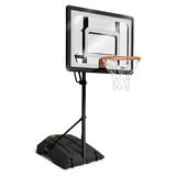 SKLZ Pro Mini Portable Basketball System Hoop with Adjustable Height 3.5 to 7 Ft. Includes 7 In. Mini Ball
