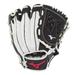 Mizuno Prospect Finch Series Youth Softball Glove 10 Size 10 Left Hand: White/Black (F009)