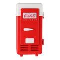 Coca-Cola Single Can Cooler Red USB Powered Retro One Can Mini Fridge Thermoelectric Cooler for Desk Home Office Dorm Unique Gift for Students or Office Workers