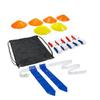 Barnett FLAG FOOTBALL KIT (6 Cones 10 Belts 2 Flags per Belt a Bag)