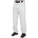 Rawlings Youth Semi-Relaxed 150 Cloth Pinstripe Pant | White/Black | LRG
