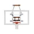 First Team FoldaMount82 Supreme Steel-Acrylic Side Folding Wall Mounted Basketball System44; Purple