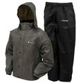 Frogg Toggs Men s Classic All-Sport Rain Suit | Stone / Black Pants | Size LG