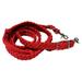 Roping Knotted Horse Tack Western Barrel Reins Nylon Braided Red 60723