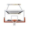 First Team SuperMount68 Victory Steel-Glass Wall Mounted Basketball System44; Navy Blue
