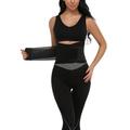 Kiwi-Rata Waist Trainer Slimmer Belt Body Shaper Slimming Waist Trimmer Girdle Black