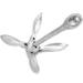 Brybelly 5.5 lbs Folding Grapnel Boat Anchor