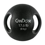 CanDo Molded Dual Handle Medicine Ball