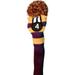 Majek #4 Hybrid Rescue Utility Purple & Yellow Golf Headcover Knit Pom Pom Retro Classic Vintage Head Cover