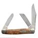 Old Timer 8OTW Senior Clip/Sheepsfoot/Spey Ironwood Folding Knife Stockman