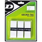 Dunlop Gecko-Tac 3 Pack White Tacky Tennis Overgrip ( White )