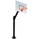 First Team Legend Jr. Endura-BP Steel In Ground Fixed Height Basketball System44; Gold