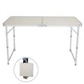 Urhomepro Camping Table White