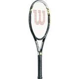 Wilson Hyper Hammer 5.3 Strung Adult Recreational Tennis Racket (Black/White 4 1/2)