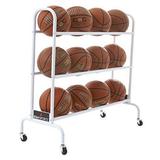 BSN SPORTSâ„¢ Wide-Body Ball Cart (3 Rows Holds 12 Balls)