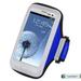 Premium Sport Armband Case for HTC One M9 510 (Desire 510) One M8 Desire 601 One/M7 One SV One X+ EVO 4G LTE One X - Navy Blue + MYNETDEALS Mini Touch Screen Stylus