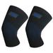 Athletec Sport Bamboo Charcoal Knee Compression Sleeve for Knee Pain Joint Pain Arthritis Relief Meniscus Tear and Support for Running Walking Workout Recovery - Size Small in Black (Pair)