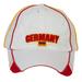 National Hats World Cup Germany Vintage Adjustable Buckle Soccer Cap-White W/ Jersey detail