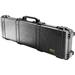 1750 Long Case 50 Watertight Weapons Case with Foam Insert & Wheels - Black