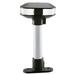 Perko 1236DP1BLK Fixed-Mount Combination Masthead/White All-Round Light - 4-1/4 Height Black Polymer Top and Base