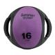 Sportime Aeromat Hard Rubber Dual Grip Power Medicine Ball 9 Purple/Black 16 lb