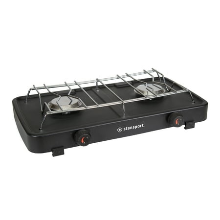 Stansport 2-Burner Regulated Propane Camp Stove